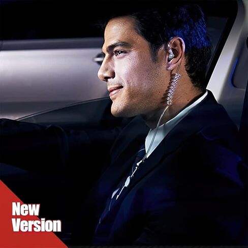 كودز سماعات اذن مونو مشهورة مضادة للإشعاع من اف بي اي، سماعة اذن سلكية 3.5 ملم مع ميكروفون in Kuwait