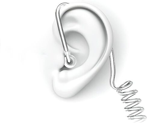 كودز سماعات اذن مونو مشهورة مضادة للإشعاع من اف بي اي، سماعة اذن سلكية 3.5 ملم مع ميكروفون in Kuwait