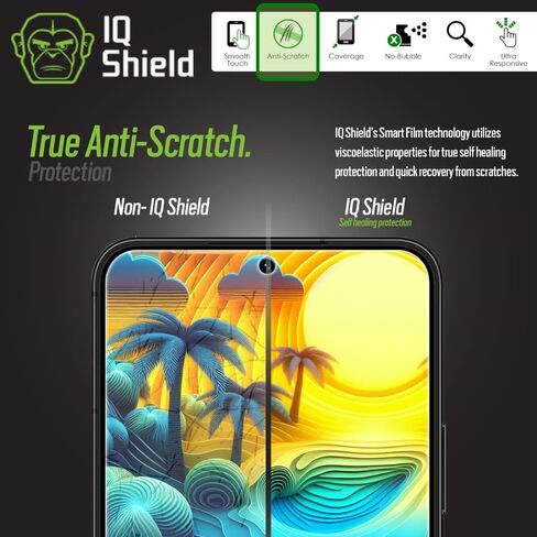 IQShield 2 Pack Screen Protector for Samsung Galaxy S22 Plus / S22+Plus 5G Case Friendly Easy Installation Fingerprint Unlock Anti-Bubble Clear TPU Film in Kuwait