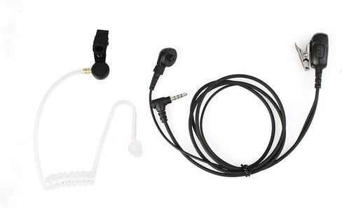 سماعة أذن Retevis VX261 Walkie Talkie، متوافقة مع YAESU Vertex VX-261 VX-230 VX-231 VX-350 VX-351 VX-180 VX-150 EVX-531 RT40B RB15 جهاز اتصال لاسلكي، سماعة أذن راديو ثنائية الاتجاه مع ميكروفون (5 عبوات) in Saudi Arabia