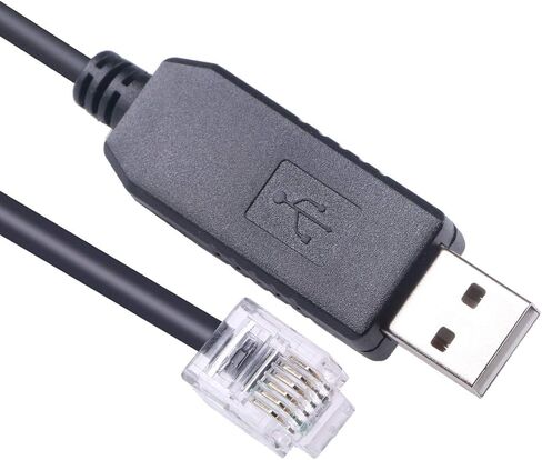 كابل وحدة التحكم POS Terminal PR608 يو إس بي إلى كابل RS232 RJ12 6P6C in Kuwait