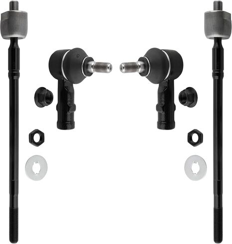 BOXI (Set of 4) Front Inner Outer Tie Rod Ends Fit for Mitsubishi Eclipse 2006 2007 2008 2009 2010 2011 2012 / for Mitsubishi Galant 2004 2005 2006 2007 2008 2009 2010 2011 2012 | ES800219 EV800045 in Saudi Arabia