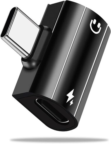 Samsung Galaxy S23+ Headphone Adapter, 2 in 1 USB C to 3.5mm Headphone Adapter with Safe 60W PD Fast Charging Compatible with Google Pixel 7/6/5, iPhone 15/15Pro, Galaxy S23/S2/Note 20 in Kuwait