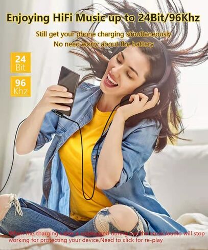 Samsung Galaxy S23+ Headphone Adapter, 2 in 1 USB C to 3.5mm Headphone Adapter with Safe 60W PD Fast Charging Compatible with Google Pixel 7/6/5, iPhone 15/15Pro, Galaxy S23/S2/Note 20 in Kuwait