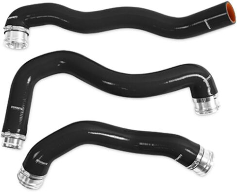 طقم خرطوم مبرد سيليكون من ميشيموتو MMHOSE-F2D-08BK متوافق مع فورد 6.4 باور ستروك 2008-2010، اسود in Saudi Arabia