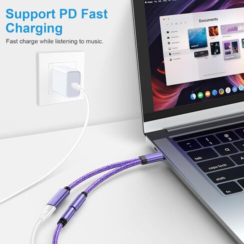 USB C Headphone and Charger Adapter for Samsung Galaxy A14 A54 A24 A13 A53 S23 S22 Ultra S21 S20 FE Z Flip 5, USB C to 3.5mm Aux Audio Jack and Fast Charging Dongle Cable Cord for Pixel 7A 6A 7 6 Pro in Saudi Arabia