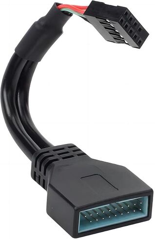 JZYMOD USB 3.0 Header to USB 2.0 Motherboard Adapter Cable Converter 6 inch/15cm - 19 Pin USB3.0 Male to 9 Pin USB2.0 Female Motherboard Cable Adapter in Saudi Arabia