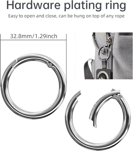 شاحن لاسلكي محمول لساعة Apple، شاحن ANPULES المحسن بسلسلة مفاتيح ذكية بقدرة 1000 مللي أمبير في الساعة لساعة iWatch، شاحن ساعة محمول لساعة Apple UItra2/9/Ultra/8/7/6/SE/5/4/3/2 (أبيض) in Kuwait