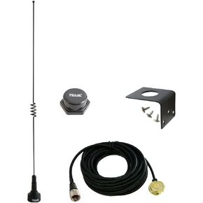 هوائي هوائي VHF 140-170 و UHF 430-470 ميغاهيرتز لأجهزة الراديو المحمولة 2 متر 70 سنتيمتر w/PL-259 UHF جبل 1181 1250 in Kuwait