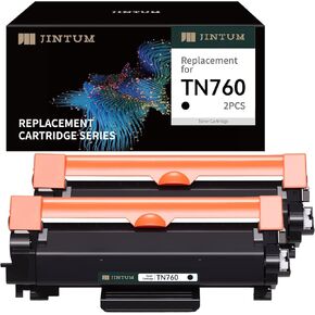 خرطوشة حبر بديلة TN760 من جينتوم متوافقة مع طابعة براذر TN760 TN-760 TN730 TN-730 TN-730 عالية الانتاجية سوداء لطابعة MFC-l2710DW MFC-L2750DW HL-L2350DW DCP-L2550DW HL-L2395DW HL-L2370DW HL-L2370DW in Kuwait