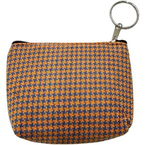 محفظة فيليتا النسائية المكونة من 6 قطع من القماش الكتاني للعملات المعدنية ومحفظة كلاسيكية وجيب للعملات المعدنية مع حامل مفاتيح (متعددة الألوان) in Kuwait