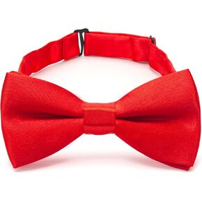 MOTYAWN Kids Bow Ties-Toddlers Adjustable Bowties Classic Pre-Tied Bowtie Baby Cute Bow tie Boys Solid Tuxedo Bowties in Kuwait
