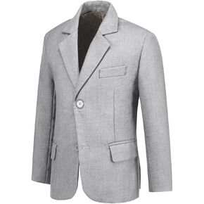 Blazer for Boys Coat One-Button Jacket Blue Suit for Kids Slim Fit Suits with Lapel Formal Blazer in Saudi Arabia
