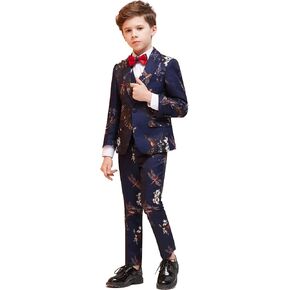 ELPA ELPA Boys Suits Slim Fit Kids Formal Wear,Toddler Outfit for Wedding Ring Bearer, Birthday¡­ in Kuwait