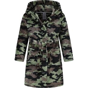 Childlike Me Boys Fleece Bathrobe Hooded Toddler Soft Fuzzy Robe for Kids 2-16 Years in Saudi Arabia