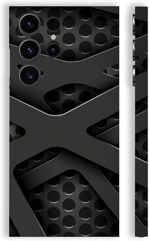 MightySkins Skin Compatible with Samsung Galaxy S23 Ultra Full Wrap - Tech Wave | Protective, Durable, and Unique Vinyl Decal wrap Cover | Easy to Apply & Change Styles | Made in The USA in Saudi Arabia