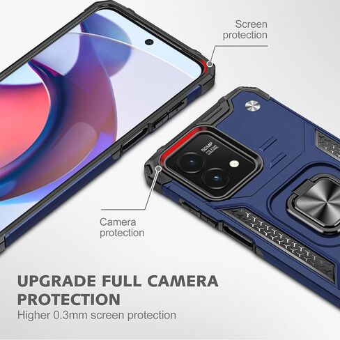 for Moto G Stylus 5g 2023 Case,Moto G Stylus 5G 2023 Phone Case with Screen Protector, 360°Military Grade Rotatable Kickstand (Heavy Duty) Shockproof Protective Cases for Moto G Stylus 5G 2023 (Green) in Saudi Arabia