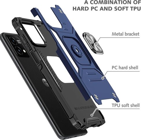 for Moto G Stylus 5g 2023 Case,Moto G Stylus 5G 2023 Phone Case with Screen Protector, 360°Military Grade Rotatable Kickstand (Heavy Duty) Shockproof Protective Cases for Moto G Stylus 5G 2023 (Green) in Saudi Arabia