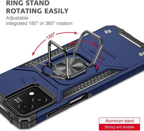 for Moto G Stylus 5g 2023 Case,Moto G Stylus 5G 2023 Phone Case with Screen Protector, 360°Military Grade Rotatable Kickstand (Heavy Duty) Shockproof Protective Cases for Moto G Stylus 5G 2023 (Green) in Saudi Arabia