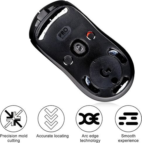 immoenuc Glass Mouse Skates for Logitech G502 X Plus & G502 X Lightspeed Wireless Gaming Mouse Feet Pads Smooth Durable Game Mouse Accessories Slimmer Toughened Glass Fabrication in Kuwait
