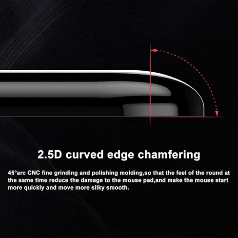 immoenuc Glass Mouse Skates for Logitech G502 X Plus & G502 X Lightspeed Wireless Gaming Mouse Feet Pads Smooth Durable Game Mouse Accessories Slimmer Toughened Glass Fabrication in Kuwait