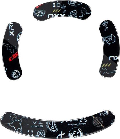 immoenuc Glass Mouse Skates for Logitech G502 X Plus & G502 X Lightspeed Wireless Gaming Mouse Feet Pads Smooth Durable Game Mouse Accessories Slimmer Toughened Glass Fabrication in Kuwait