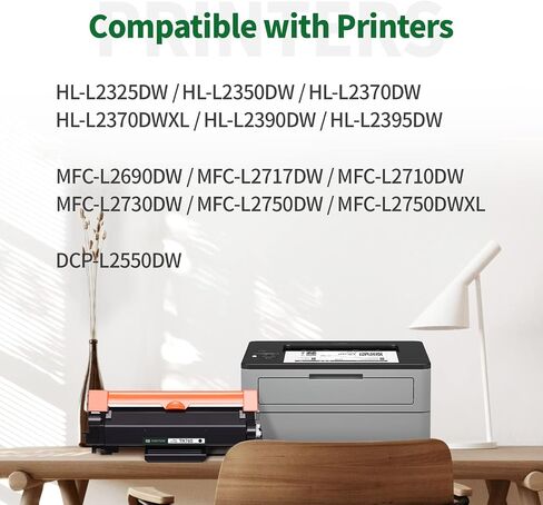 JINTUM TN760 Compatible Toner Cartridge Replacement for Brother TN760 TN-760 TN730 TN-730 for MFC-I2710DW MFC-L2750DW HL-L2350DW DCP-L2550DW HL-L2395DW HL-L2370DW HL-L2390DW Printer (2 Pack) in Saudi Arabia