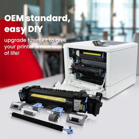 مجموعة صهر B5L35A (RM2-0011، B5L35-67901، B5L35-67902) متوافقة مع Color Laserjet M552 M553 M577 (110 فولت)، تتضمن مجموعة صهر B5L35A (110 فولت)، وبكرة نقل وصينية in Kuwait