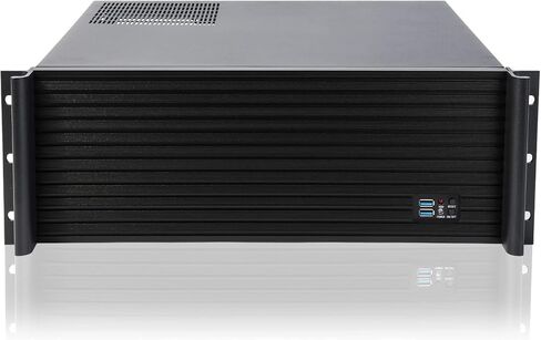 RackChoice Micro ATX 3U Rackmount Server Chassis max11x3.5 Bay,with 2x120mm+80mm Fan infront, Support Standard ATX PSU with Either Top or Side Cooling in Kuwait