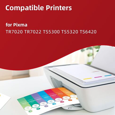 خراطيش حبر PG-260 XL/CL-261 XL بديلة 260 261 لخراطيش حبر Canon 260XL و261XL مناسبة لطابعة Pixma TR7020 TR7022 TS6420 TS5300 TS5320 (1 أسود، 1 لون) in Saudi Arabia