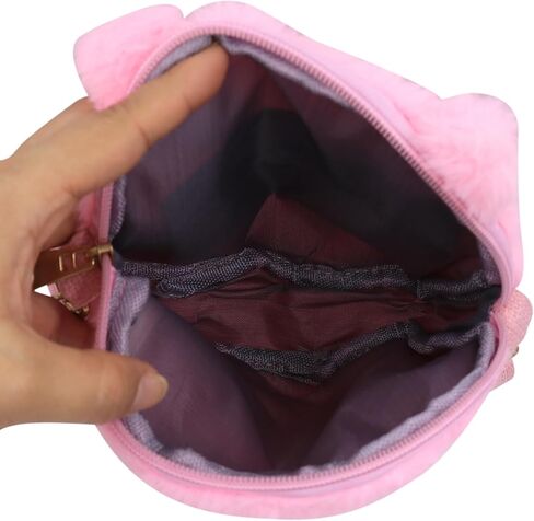 Amamcy لطيف القط Crossbody محفظة الوردي الصغيرة رقيق حقيبة كتف الحيوان أفخم حقيبة ساعي Kawaii محفظة للنساء in Kuwait