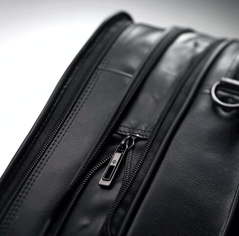 Samsonite Leather Expandable Briefcase 17 inch in Saudi Arabia