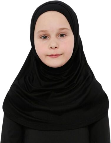 Prien Easy To Wear Hijab For Girls, Muslim Scarf for Kids, Instant Hijabs For Women, Viscose Children Scarves For Ramadan Eid in Saudi Arabia