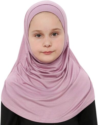 Prien Easy To Wear Hijab For Girls, Muslim Scarf for Kids, Instant Hijabs For Women, Viscose Children Scarves For Ramadan Eid in Saudi Arabia