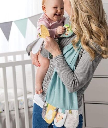 DEMDACO Mommy & Me Vibrant Colorful 9.5 x 52 Inch Soft Polyester Fabric Tactile Textured Whimsical Activity Fashion Scarf in Saudi Arabia