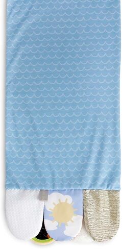 DEMDACO Mommy & Me Vibrant Colorful 9.5 x 52 Inch Soft Polyester Fabric Tactile Textured Whimsical Activity Fashion Scarf in Saudi Arabia