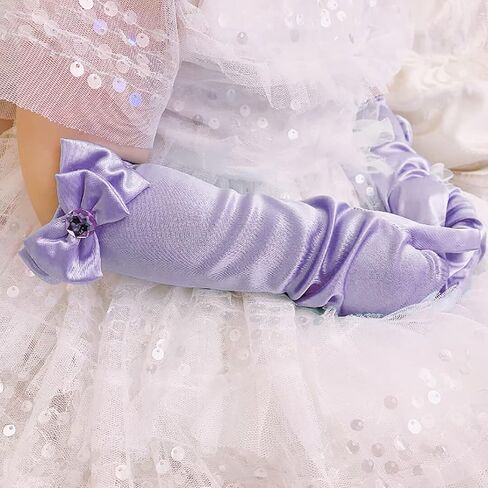 PENTA ANGEL Stain Long Bows Princess Dress Up Gloves for Little Boys Girls Party Costume in Saudi Arabia
