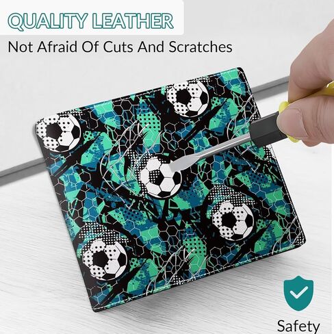 Boys Wallet Gifts for Gamers Boys Gamepad Leather Wallets Credit Id Card Cash Holder Rfid Blocking Zipper Aesthetic Wallets With Coin Pocket Id Window Teen Gaming Wallets for Gamers Men Boys Teenager in Saudi Arabia