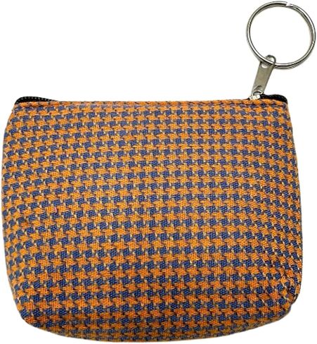 محفظة فيليتا النسائية المكونة من 6 قطع من القماش الكتاني للعملات المعدنية ومحفظة كلاسيكية وجيب للعملات المعدنية مع حامل مفاتيح (متعددة الألوان) in Kuwait