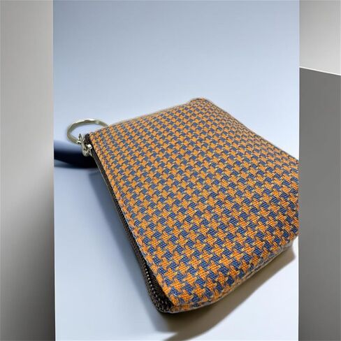 محفظة فيليتا النسائية المكونة من 6 قطع من القماش الكتاني للعملات المعدنية ومحفظة كلاسيكية وجيب للعملات المعدنية مع حامل مفاتيح (متعددة الألوان) in Kuwait