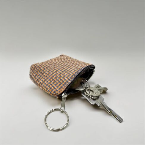 محفظة فيليتا النسائية المكونة من 6 قطع من القماش الكتاني للعملات المعدنية ومحفظة كلاسيكية وجيب للعملات المعدنية مع حامل مفاتيح (متعددة الألوان) in Kuwait