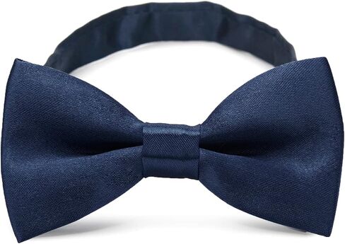 MOTYAWN Kids Bow Ties-Toddlers Adjustable Bowties Classic Pre-Tied Bowtie Baby Cute Bow tie Boys Solid Tuxedo Bowties in Saudi Arabia