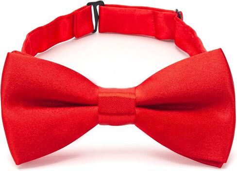 MOTYAWN Kids Bow Ties-Toddlers Adjustable Bowties Classic Pre-Tied Bowtie Baby Cute Bow tie Boys Solid Tuxedo Bowties in Kuwait