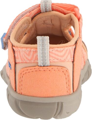 KEEN Kids Seacamp 2 CNX Closed Toe Sandals, Papaya Punch/Marina, 7 US Unisex Toddler in Saudi Arabia