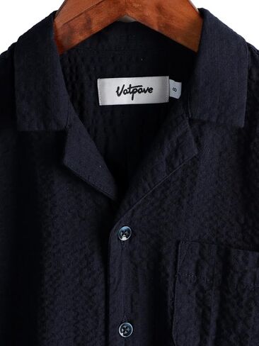 VATPAVE Boys Button Down Shirt Short Sleeve Casual Hawaiian Shirt Cuban Collar Summer Shirts with Pocket in Saudi Arabia