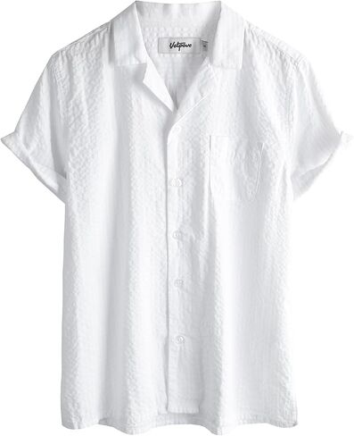 VATPAVE Boys Button Down Shirt Short Sleeve Casual Hawaiian Shirt Cuban Collar Summer Shirts with Pocket in Saudi Arabia