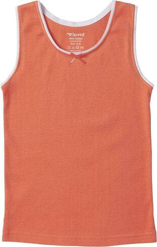 Sportoli Girls Ultra Soft 100% Cotton Tank Top Tagless Cami Undershirts (4 Pack) in Saudi Arabia