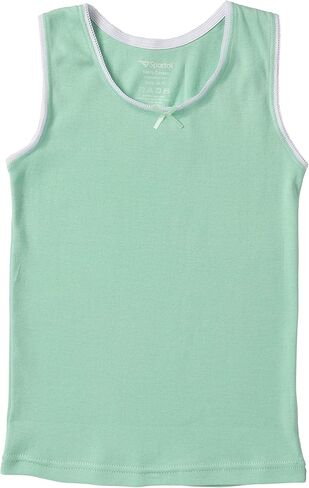 Sportoli Girls Ultra Soft 100% Cotton Tank Top Tagless Cami Undershirts (4 Pack) in Saudi Arabia