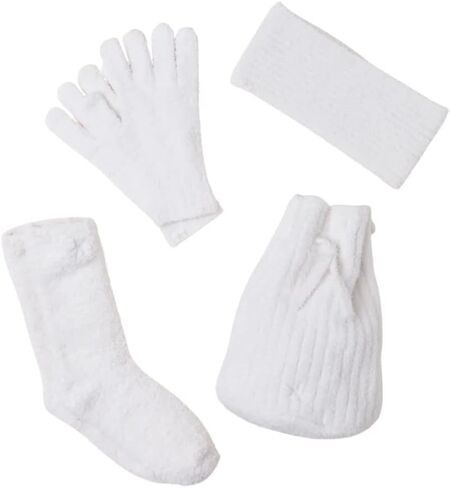 Barefoot Dreams CozyChic® Winter Set (Bucket Bag, Gloves, Socks & Ski Headband Set) in Saudi Arabia