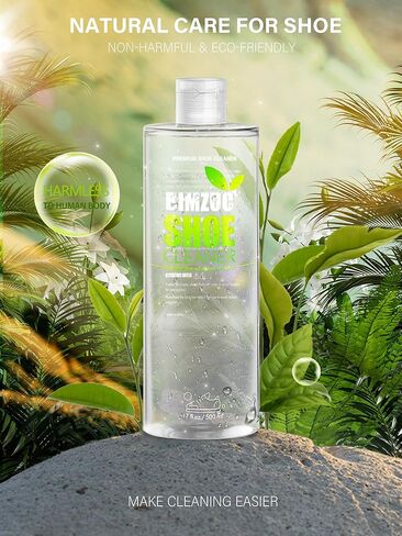 BIMZUC Shoe Cleaner, 17Oz Sneakers Cleaner Kit, White Sneaker Cleaner kit, Shoe Cleaner for White Shoe, Sneaker, Leather, Tennis, Boot, Canvas, Nubuck, Shoe Sole in Kuwait